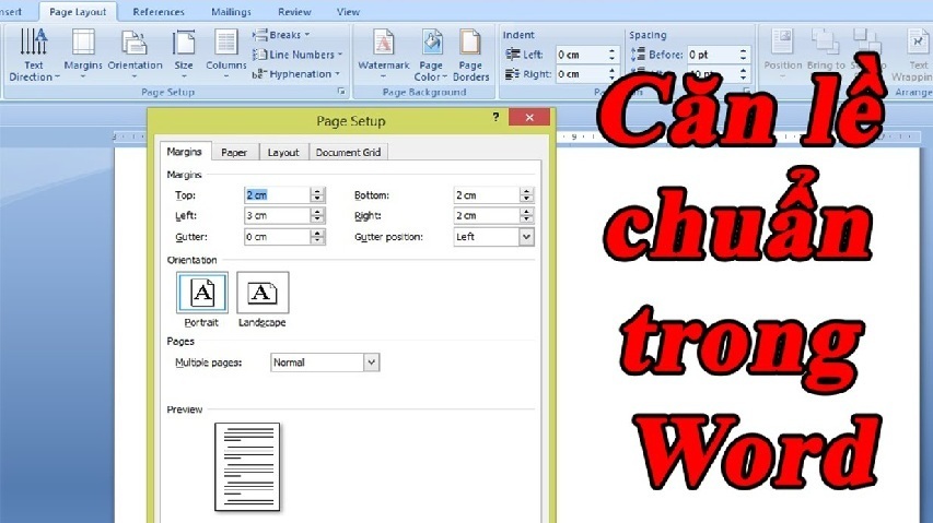 Hướng Dẫn Cách Chỉnh Khổ Giấy Trong Word 2010 Đơn Giản